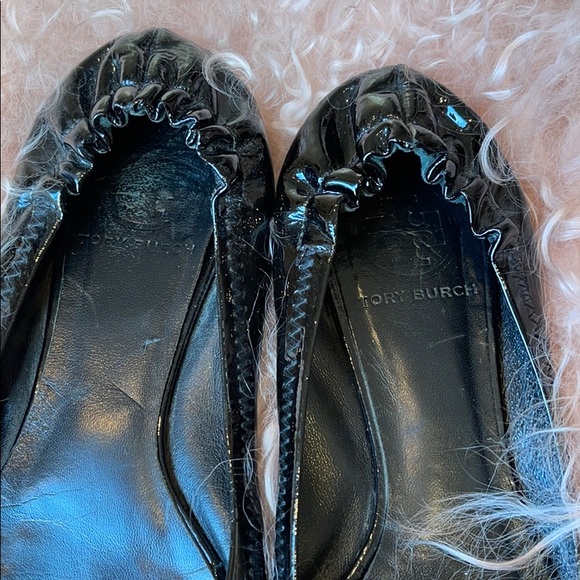 Tory Burch Reva. classic patent leather flats sz 5 - Picture 4 of 5